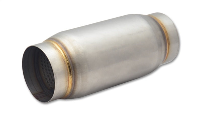 Vibrant SS Race Muffler 3in inlet/outlet x 9in long 3.75in Muffler Body OD-thumbmail-2