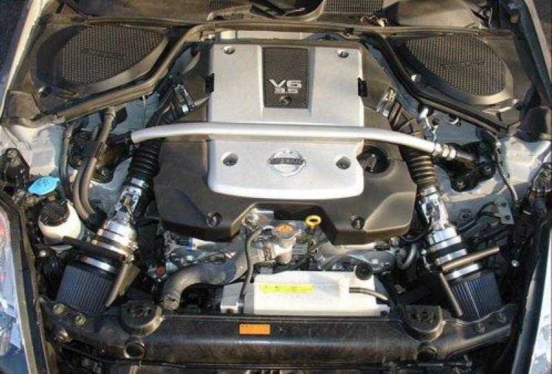 Injen 07-08 350Z 3.5L V6  Air Fusion and Air Horns Polished Short Ram Intake-thumbmail-9