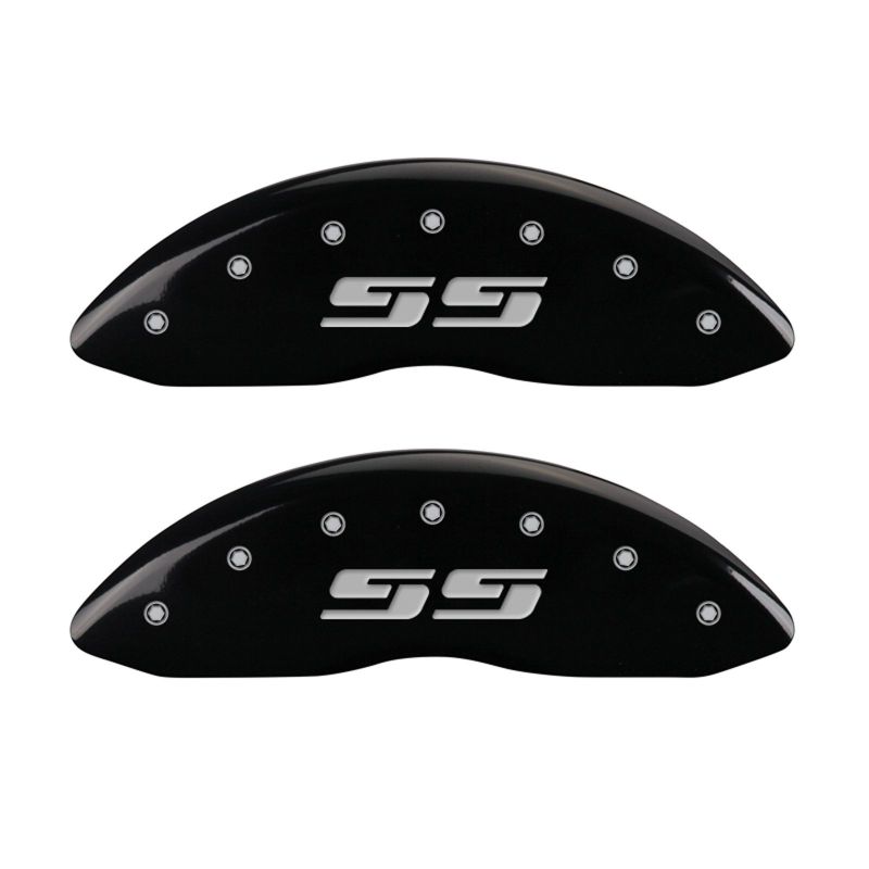 MGP 4 Caliper Covers Engraved Front & Rear MGP Black finish silver ch-thumbmail-3