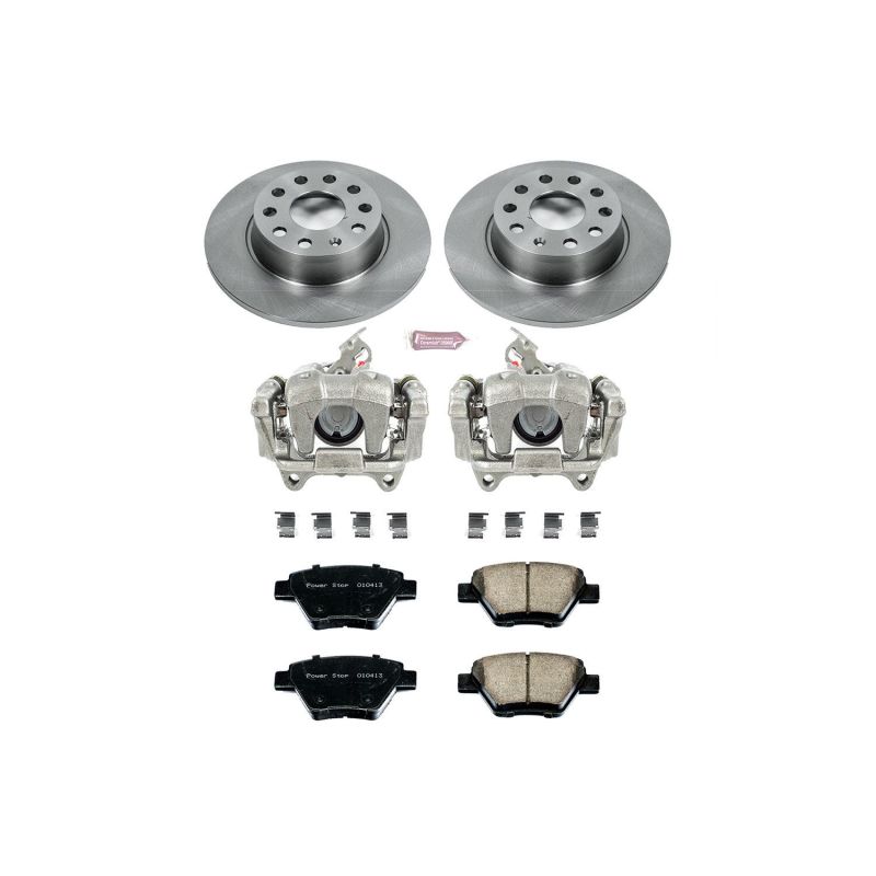 Power Stop 10-12 Audi A3 Rear Autospecialty Brake Kit w/Calipers-thumbmail-1