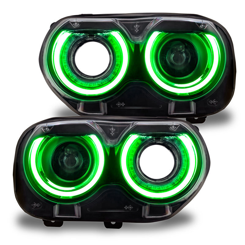 Oracle 15-21 Dodge Challenger RGB+W Headlight DRL Upgrade Kit - ColorSHIFT 2-thumbmail-15
