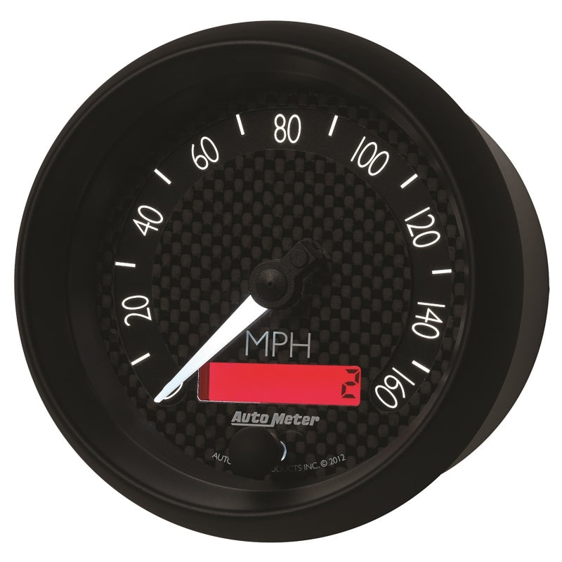 Autometer GT Series 3-3/8in In Dash 0-160 MPH Electronic Programmable Speedometer-thumbmail-5