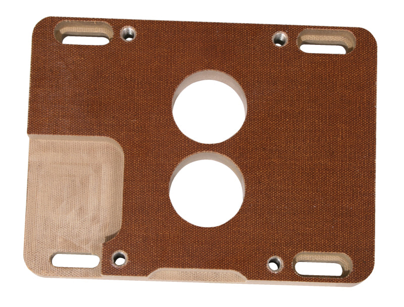 Moroso 2BBL to 4BBL Holley Carburetor Adapter - 1in - Phenolic-thumbmail-1