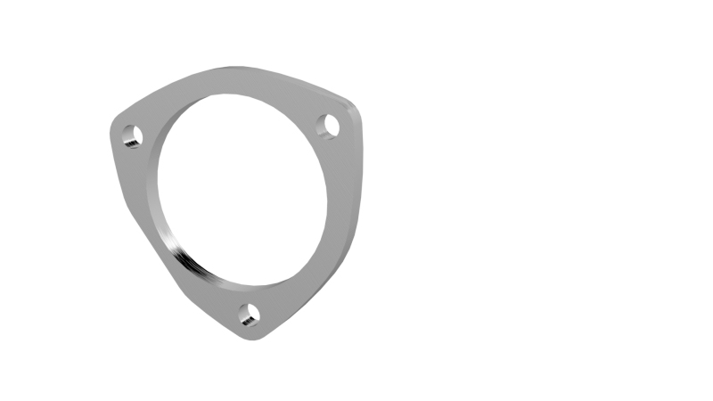 QTP 3.5in Weld-On QTEC 3 Bolt Flange-thumbmail-2