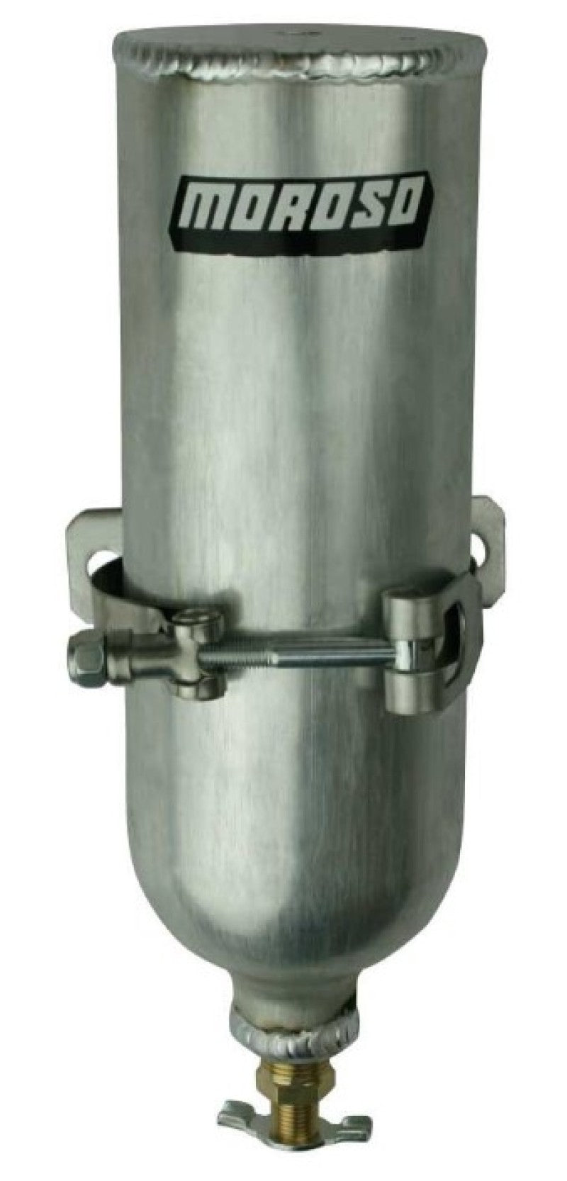 Moroso Coolant Neck Overflow Tank 3in Diameter x 9in Tall Aluminum-thumbmail-1
