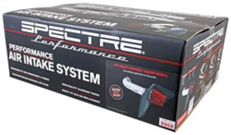 Spectre 10-12 Chevy Camaro V8-6.2L F/I Air Intake Kit - Clear Anodized w/Red Filter-thumbmail-22