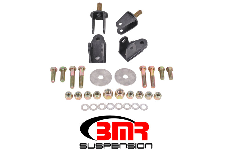 BMR 79-04 Fox Mustang Rear Coilover Conversion Kit w/o Control Arm Bracket - Black Hammertone-thumbmail-1