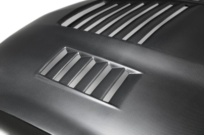 Anderson Composites 15-19 Ford Mustang Shelby GT350 Type-CR Double Sided Carbon Fiber Hood-thumbmail-7