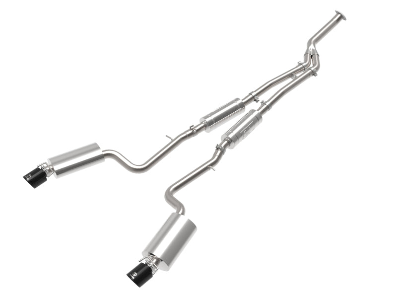 aFe POWER Takeda 16-17 Lexus IS200t L4-2.0L (t) 2.5in-3in 304 SS CB Exhaust w/ Black Tips-thumbmail-1