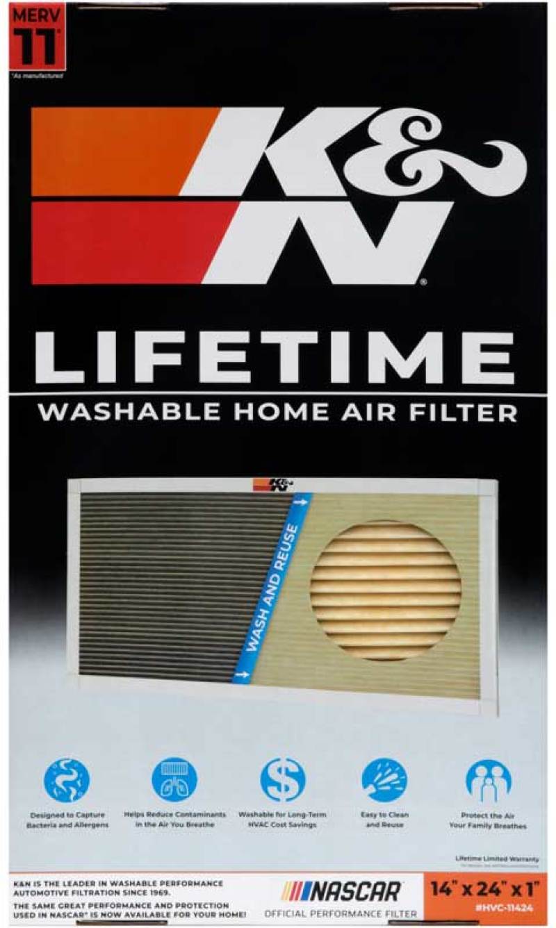 K&N HVAC Filter - 14 X 24 X 1-thumbmail-8