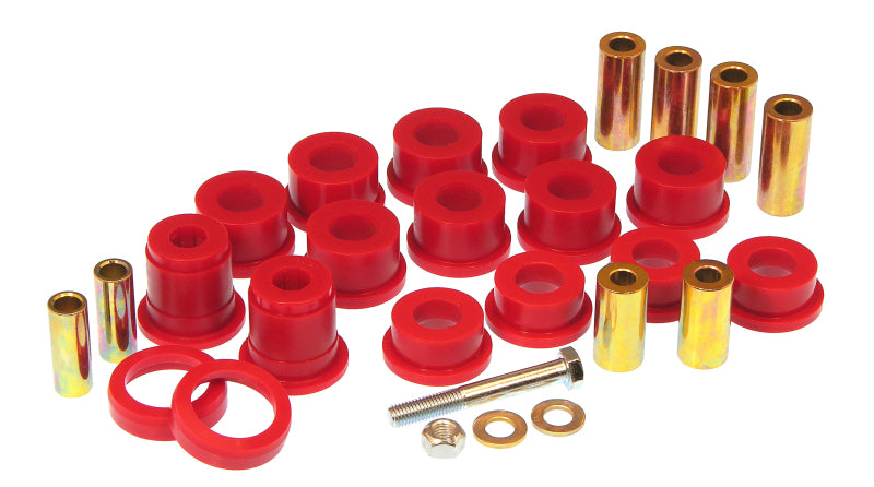 Prothane 07-11 Jeep Wrangler Front Control Arm Bushings - Red-thumbmail-1