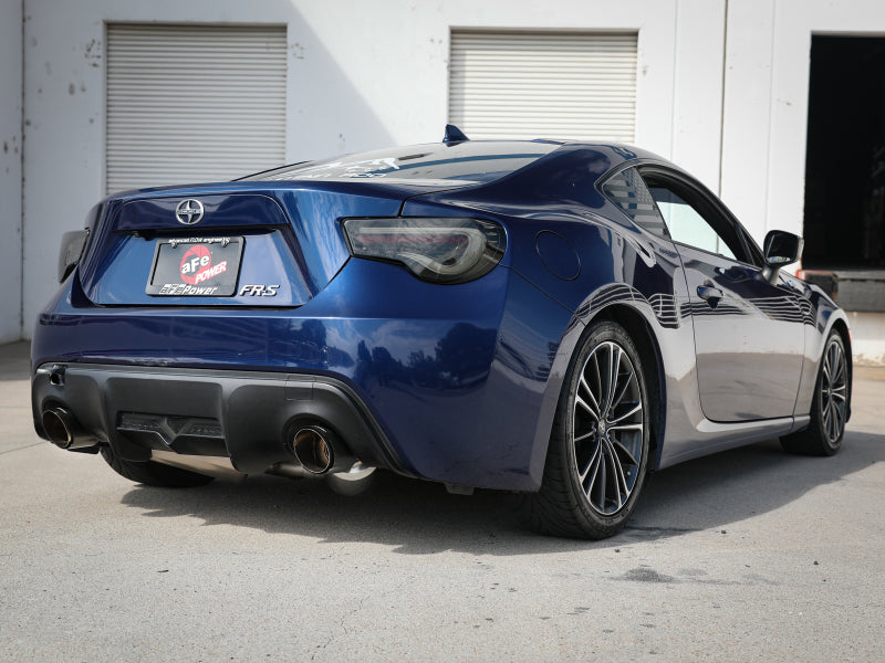 aFe Takeda Exhaust Axle-Back 13-15 Scion FRS / Subaru BRZ 304SS Carbon Fiber Dual Tips Exhaust-thumbmail-3