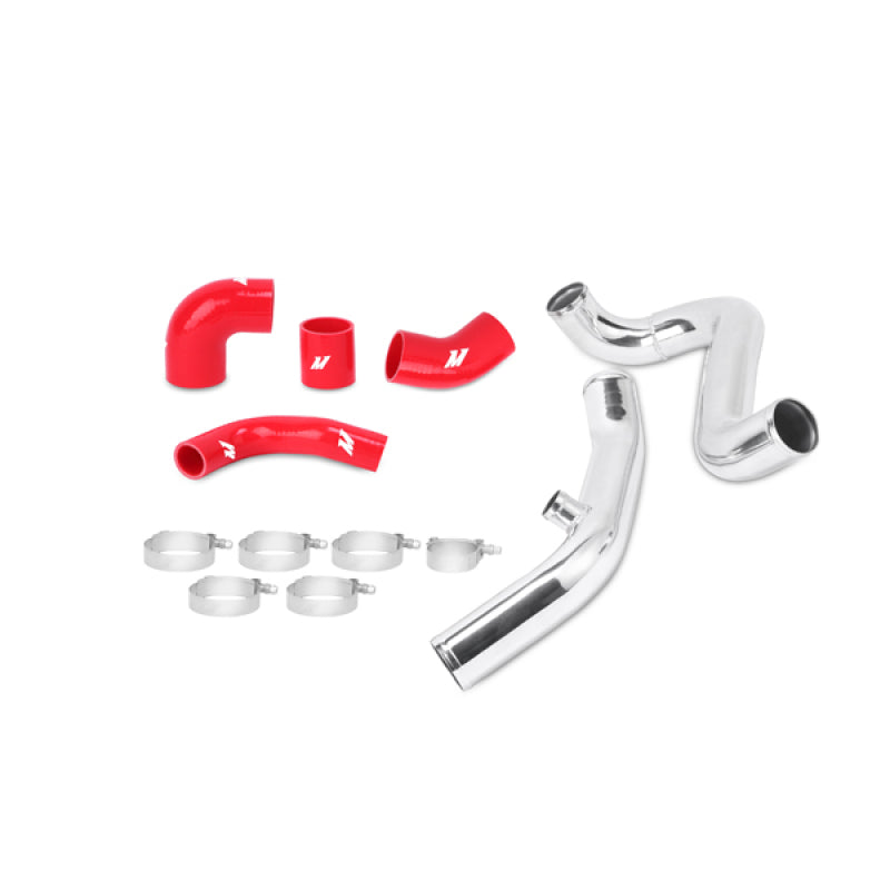 Mishimoto Mitsubishi Lancer Evolution 7/8/9 Red Upper Intercooler Pipe Kit-thumbmail-2