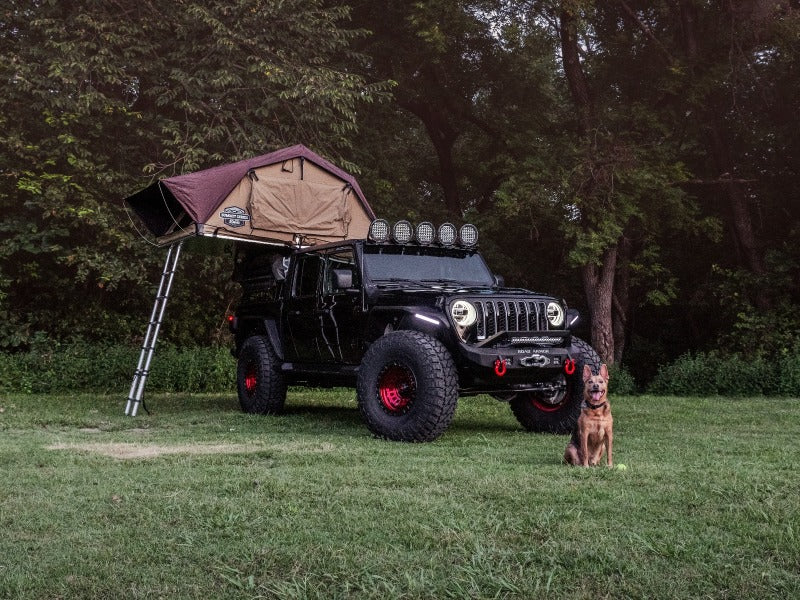 Road Armor Universal 5ft Bed TRECK Adj Bed Rack - Tex Blk (w/o Brackets)-thumbmail-14