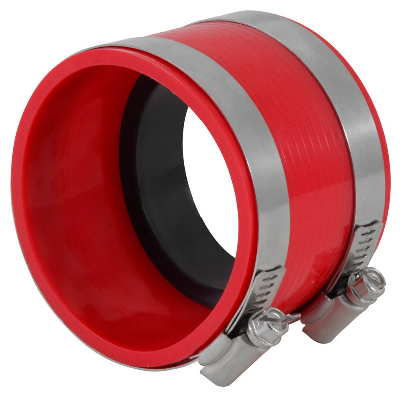 Spectre Coupler 3in. (PVC) w/Insert - Red-thumbmail-3