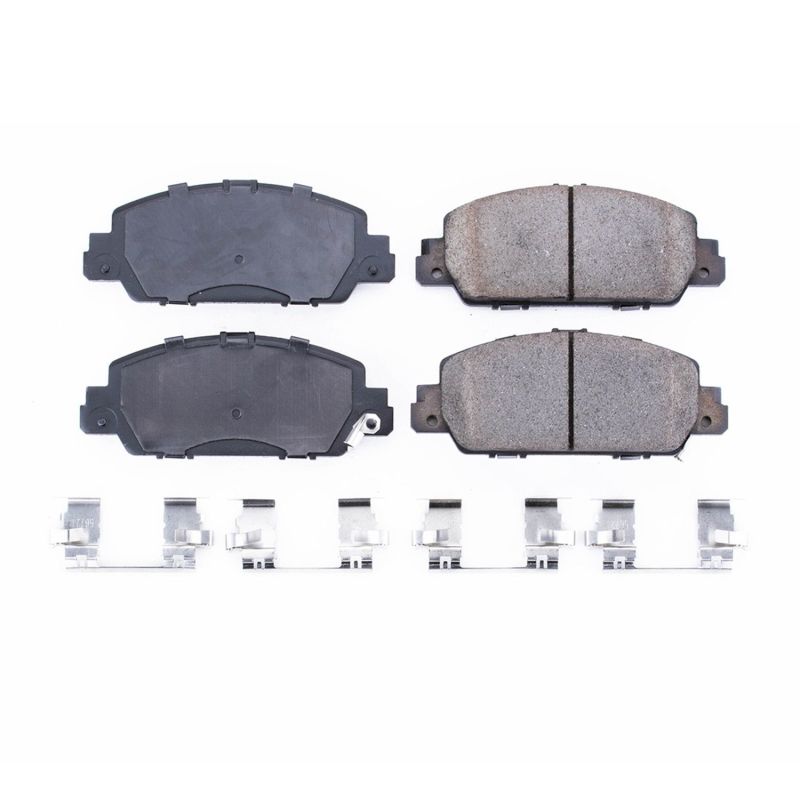 Power Stop 13-19 Honda Accord Front Z17 Evolution Ceramic Brake Pads w/Hardware-thumbmail-1