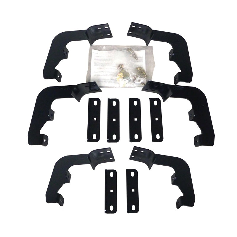 Westin 2015-2018 Chevrolet/GMC Colorado/Canyon Crew Cab Premier Oval Nerf Step Bar Mount Kit - Black-thumbmail-5