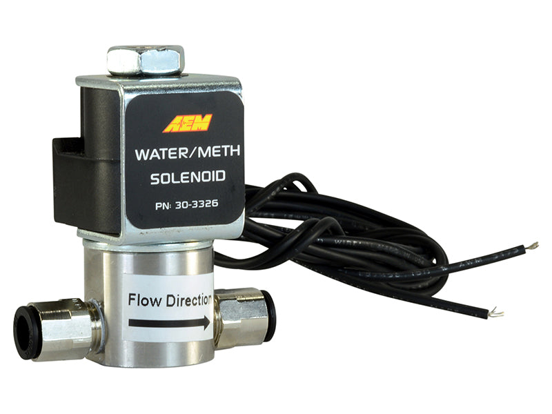 AEM Water/Methanol Injection System - High-Flow Low-Current WMI Solenoid - 200PSI 1/8in-27NPT In/Out-thumbmail-7