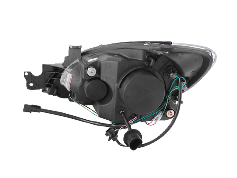 ANZO 2004-2007 Mitsubishi Lancer Projector Headlights w/ Halo Black (CCFL)-thumbmail-6