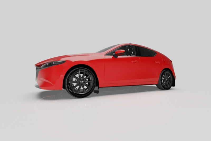 Rally Armor 19-22 Mazda3 GT Sport Hatch Black UR Mud Flap w/ Dark Grey Logo-thumbmail-7