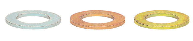 Moroso Spark Plug Indexing Washers - 14mm - Flat Seat - .040in/.050in/.064in - 10 in Each Size-thumbmail-1