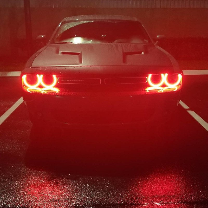 Oracle 15-21 Dodge Challenger Dynamic Surface Mount Headlight Halo Kit - ColorSHIFT - Dynamic-thumbmail-22