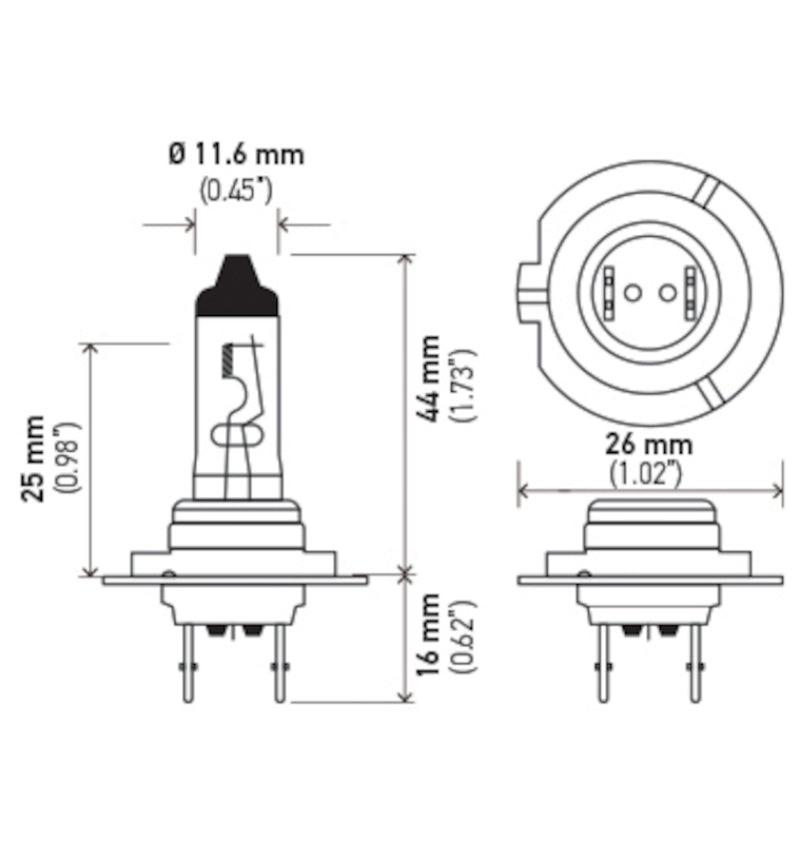 Hella Bulb H7 12V 55W PX26d T4.6 LONGLIFE-thumbmail-6