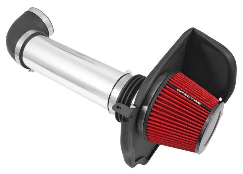 Spectre 11-17 Dodge Challenger/Charger 5.7L V8 Air Intake Kit - Polished w/Red Filter-thumbmail-1