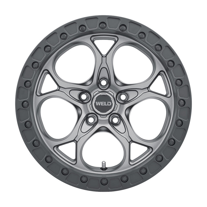Weld Off-Road W107 17X9.0 Ledge 5X127 ET-12 BS4.50 Satin Gun Satin Black 71.5-thumbmail-3