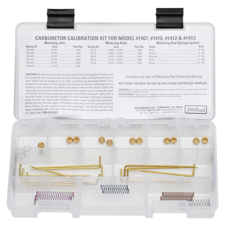 Edelbrock Jet / Rod Kit for 1407/1410/1412/1413-thumbmail-8