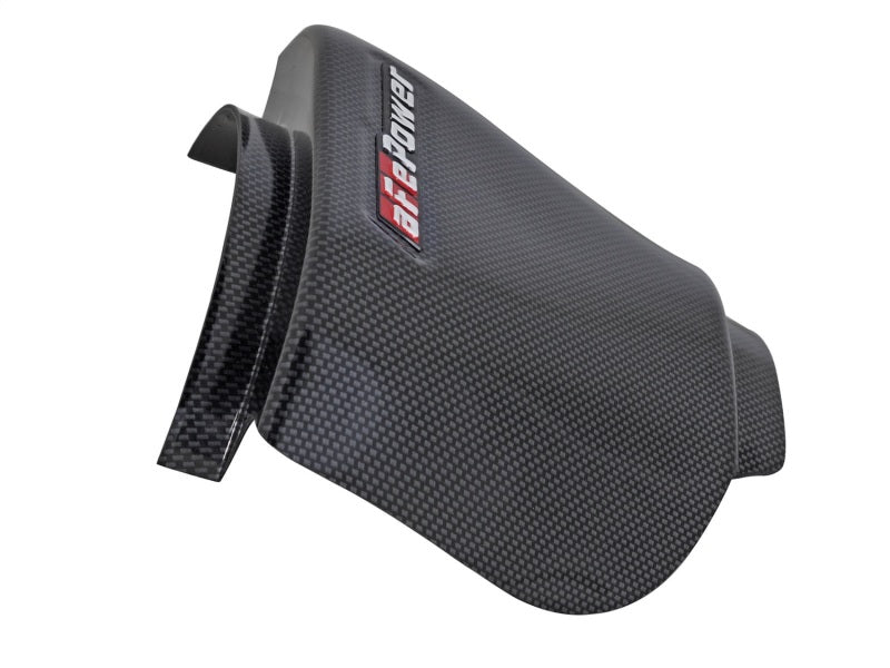 aFe MagnumFORCE Intake Rain Shield 15-16 Dodge Challenger SRT Hellcat 6.2L V8 (sc) - Carbon Finish-thumbmail-4