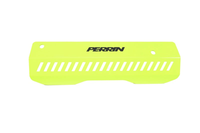 Perrin 22-23 Subaru WRX Pulley Cover (Short Version - Works w/AOS System) - Neon Yellow-thumbmail-4