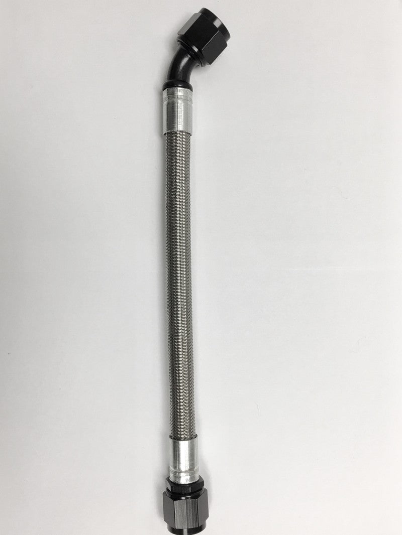 Fragola -10AN PTFE Hose Assembly Straight x 45 Degree 36in-thumbmail-1