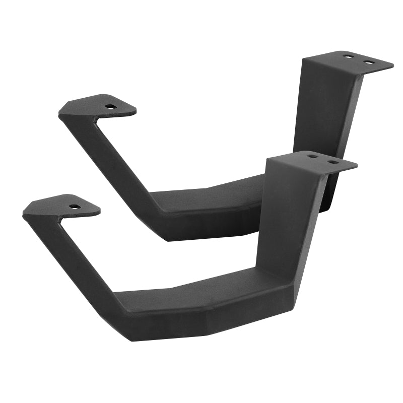 Go Rhino RB10 Running Boards - Tex Black - 4in Drop Down Steps (Pair)-thumbmail-1