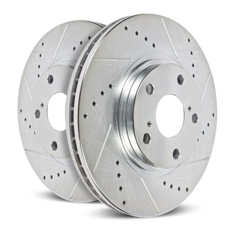 Power Stop 13-15 BMW 335i Front Evolution Drilled & Slotted Rotors - Pair-thumbmail-3