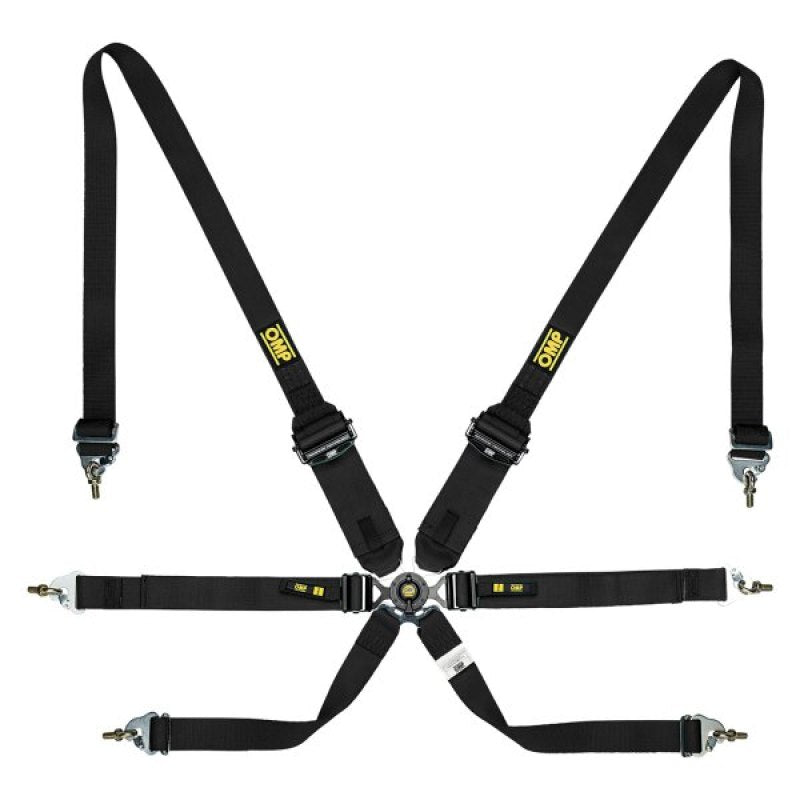 OMP Safety Harness One 2In Endurance Black Pull Down - (Fia 8853-2016)-thumbmail-1