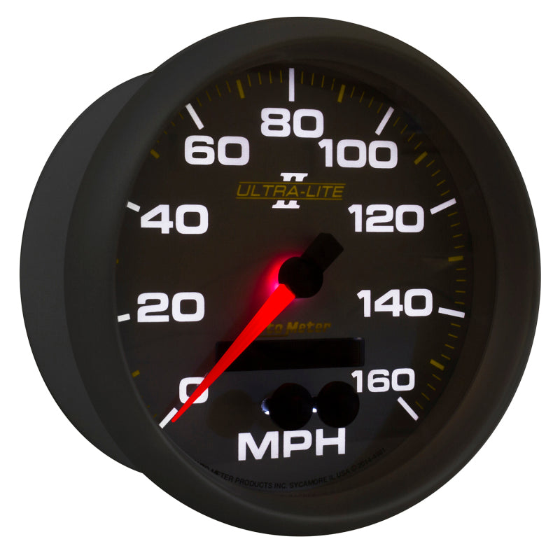 Autometer Ultra-Lite II 5in 0-140MPH In-Dash Electronic GPS Programmable Speedometer-thumbmail-5