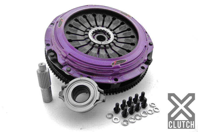 XClutch 07-17 Mitsubishi Lancer EVO X 2.0L 9in Twin Solid Ceramic Clutch Kit-thumbmail-1