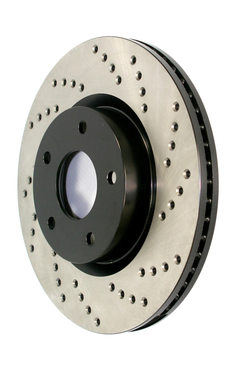 StopTech 2018 Honda Civic Type R Cross Drilled Left Rear Rotor-thumbmail-1