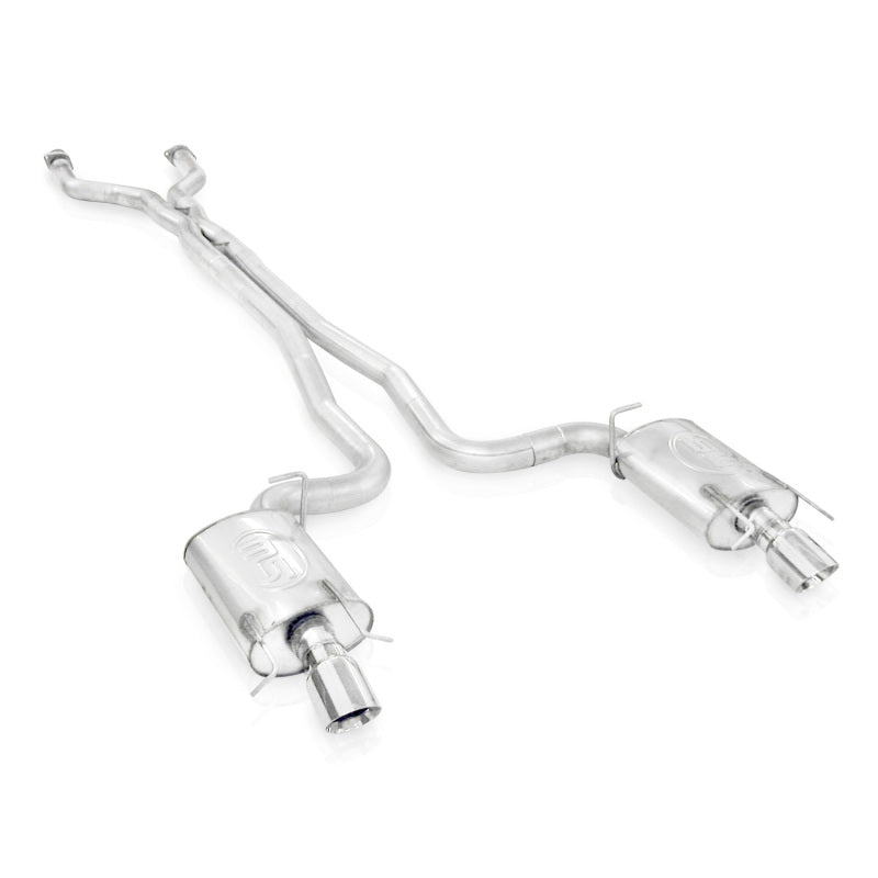 Stainless Works 2009-15 Cadillac CTS-V Sedan 3in Catback System X-Pipe S-Tube Mufflers 4in Tips-thumbmail-2