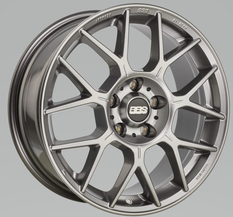 BBS XR 19x8.5 5x112 ET44 Platinum Gloss Wheel -82mm PFS/Clip Required-thumbmail-2