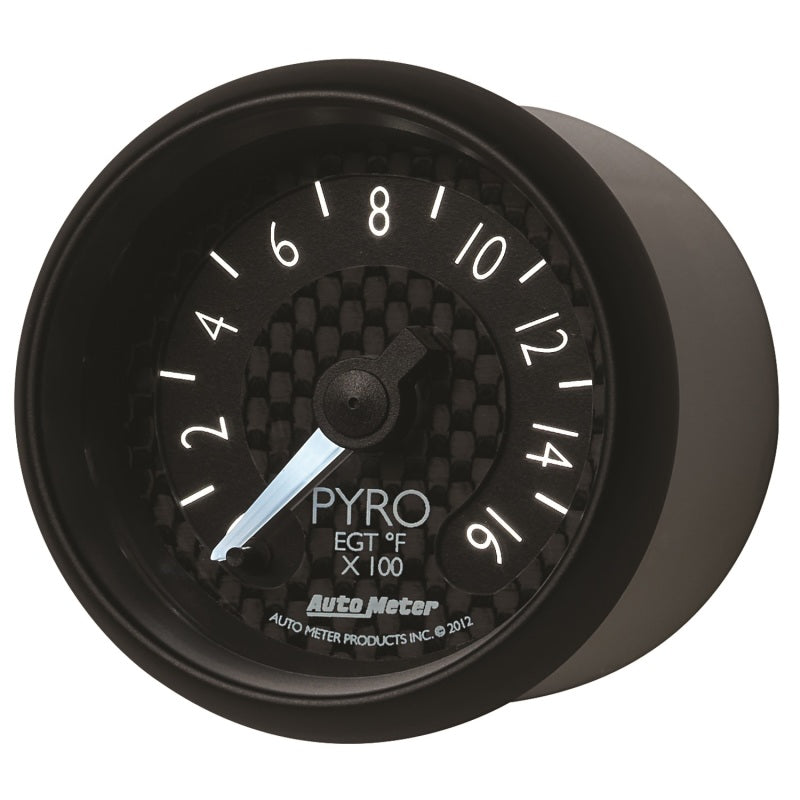 Autometer GT Series 52mm Full Sweep Electronic 0-1600 Deg F EGT/Pyrometer Gauge-thumbmail-4