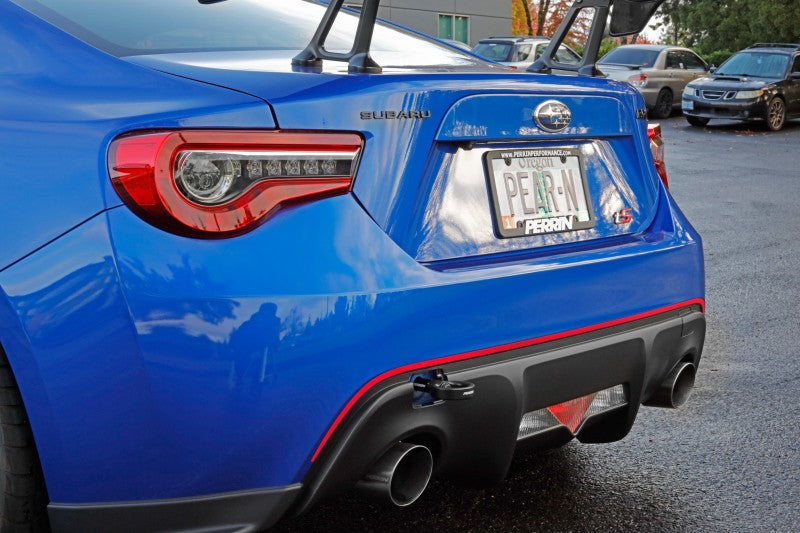 Perrin 13-20 & 2022 Subaru BRZ / 13-16 Scion FRS / 17-20 Toyota 86 Tow Hook Kit (Rear) - Black-thumbmail-9