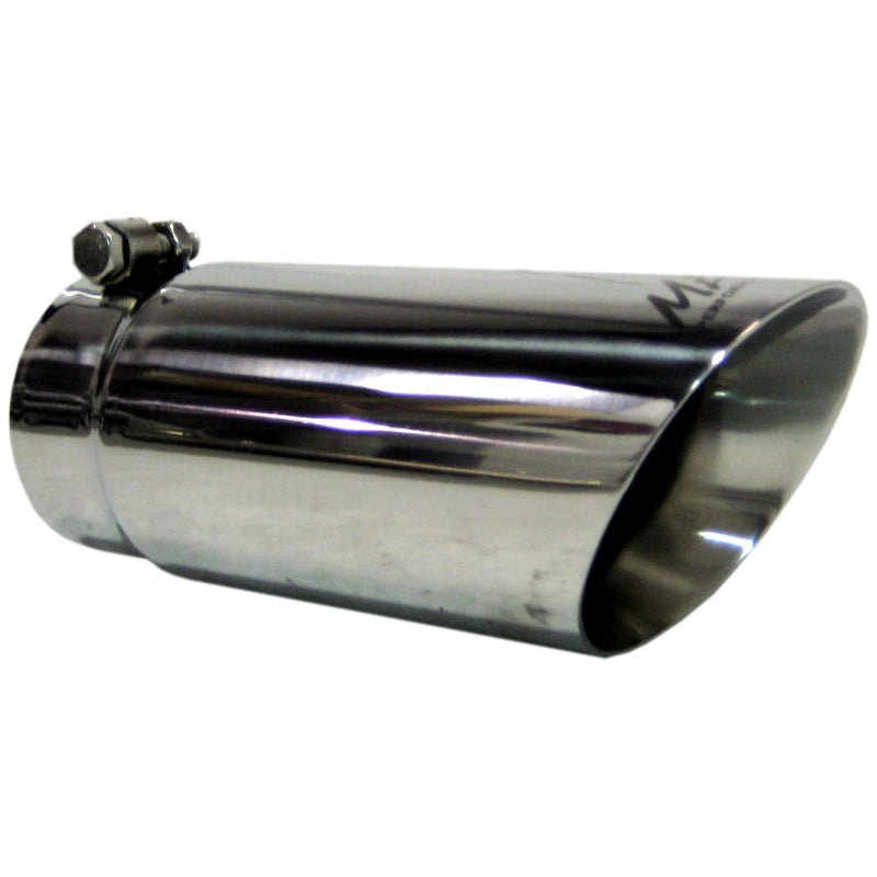 MBRP Universal Tip 3in O.D. Dual Wall Angled 4 inlet 10 length-thumbmail-3