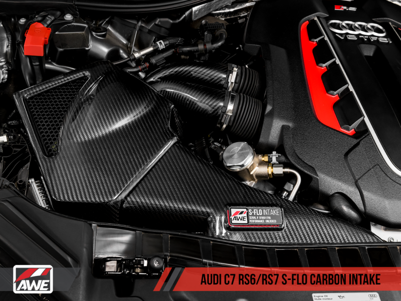 AWE Tuning Audi C7 RS6 / RS7 4.0T S-FLO Carbon Intake V2-thumbmail-14