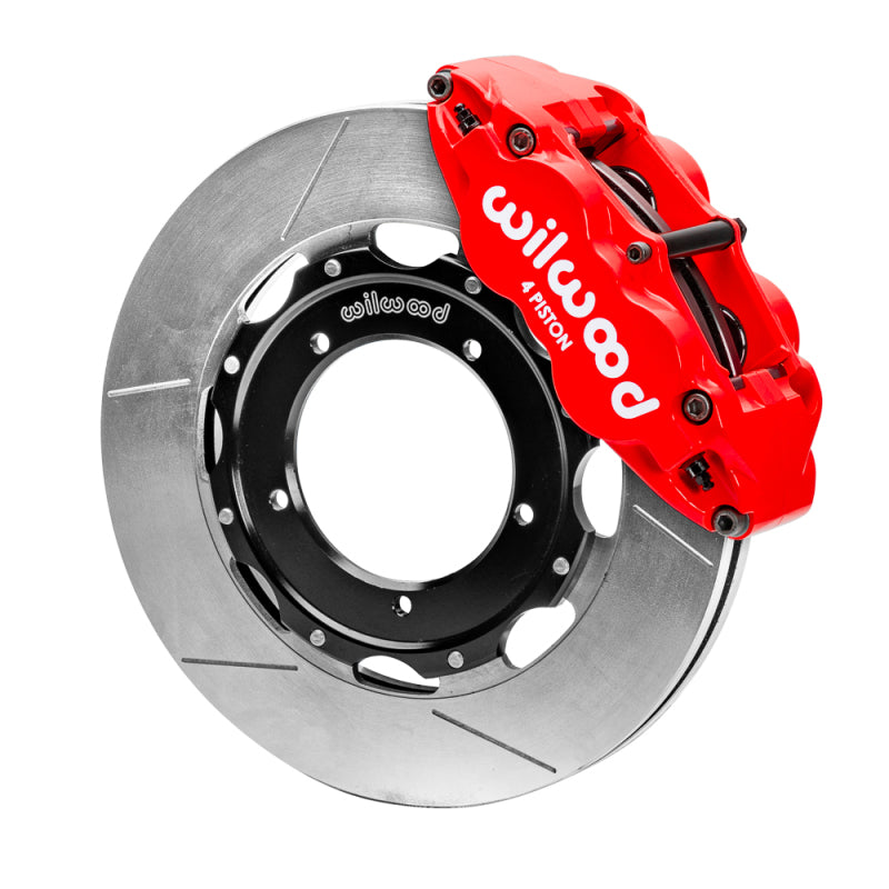 Wilwood 69-74 Porsche 911 Front Superlite Brake Kit 3in MT Slotted Face - Red-thumbmail-1