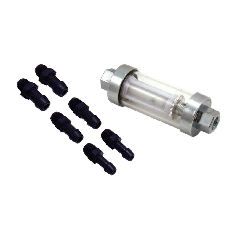 Spectre Premium Clearview Fuel Filter (Incl. 1/4in. / 5/16in. / 3/8in. Barb Fittings)-thumbmail-2