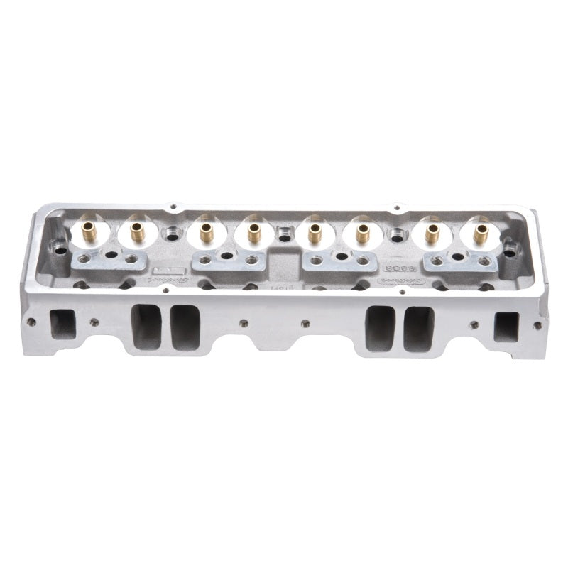 Edelbrock Cyl Head SBC Nhra Legal 64cc Angled Plug Bare Single-thumbmail-2