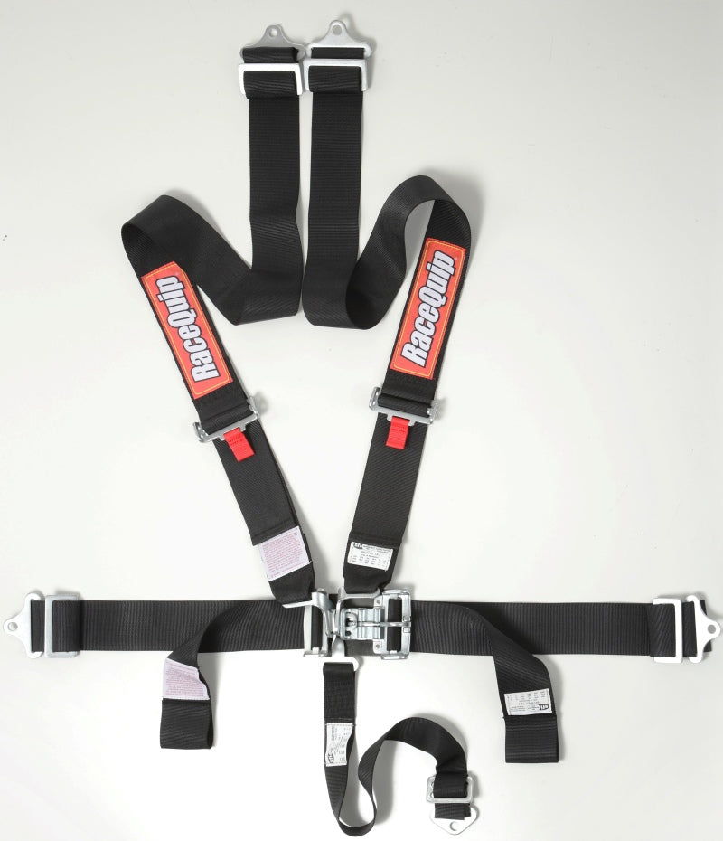 RaceQuip Black L & L 5pt Seat Belt-thumbmail-1