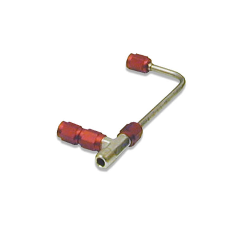 Nitrous Express 4150 Gemini SS Solenoid to Plate Connectors - Red-thumbmail-2